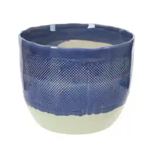 Maceta Degrade en Cerámica Azul Casaideas