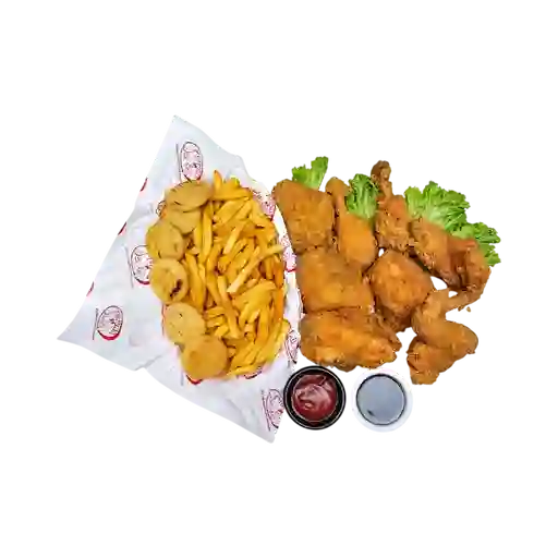 Pollo Broaster + Papas Al Vapor