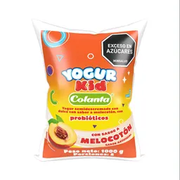 Yogur Colanta Semidrescremado Dulce Melocoton (1000 Gr)