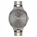 Reloj Linked Para Mujer Color Gris 25200127 Calvin Klein