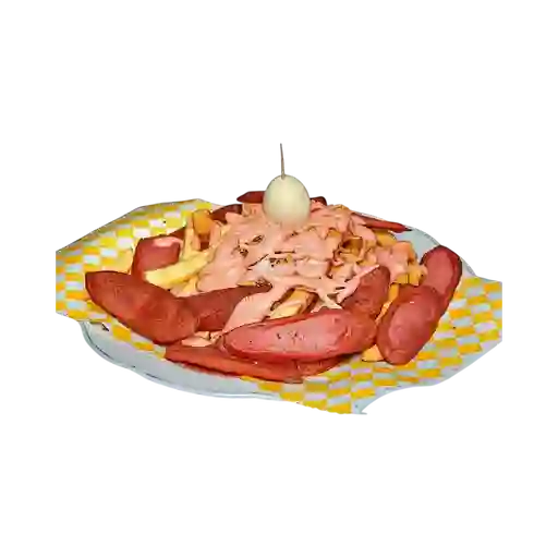 Salchipapa Sencilla