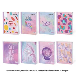 Scribe Cuaderno Cosido 100 Hojas Raya Incolors