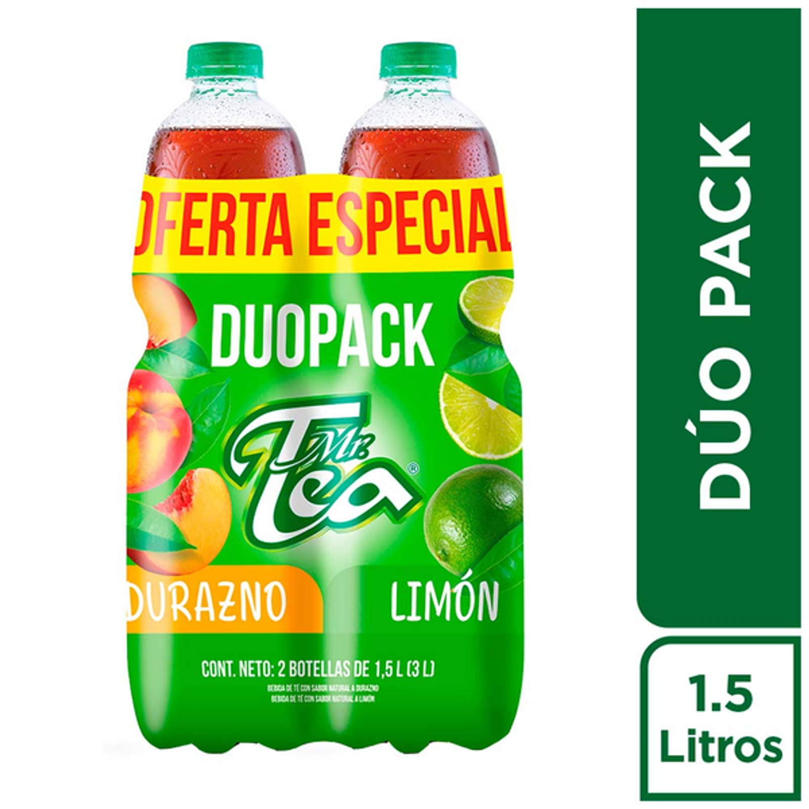Mr Tea Bebida Duopack 1.5 l