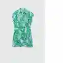 Vestido Jarry Azul Talla Xl Mujer Mango