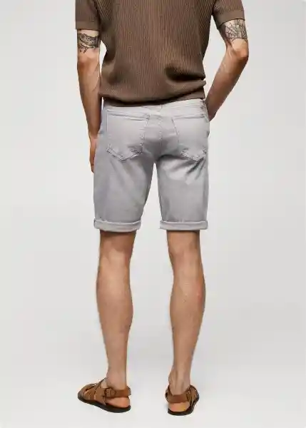 Bermuda Nepto Gris Claro Vigoré Talla 36 Hombre Mango