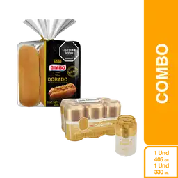 Combo Bimbo Pan Perro Dorado + Club Colombia Dorada 6 Und