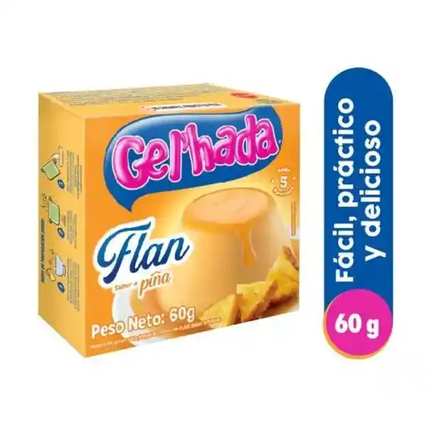 Gelhada Flan Sabor Piña