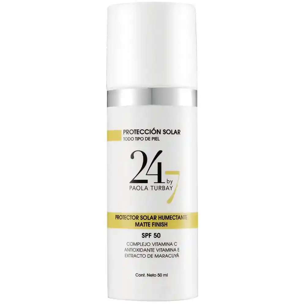 24-7 By Paola Turbay Protector Solar Humectante Spf 50+