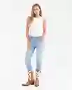 Jean Cosmo Femenino Azul Cristalino Talla 6 Chevignon