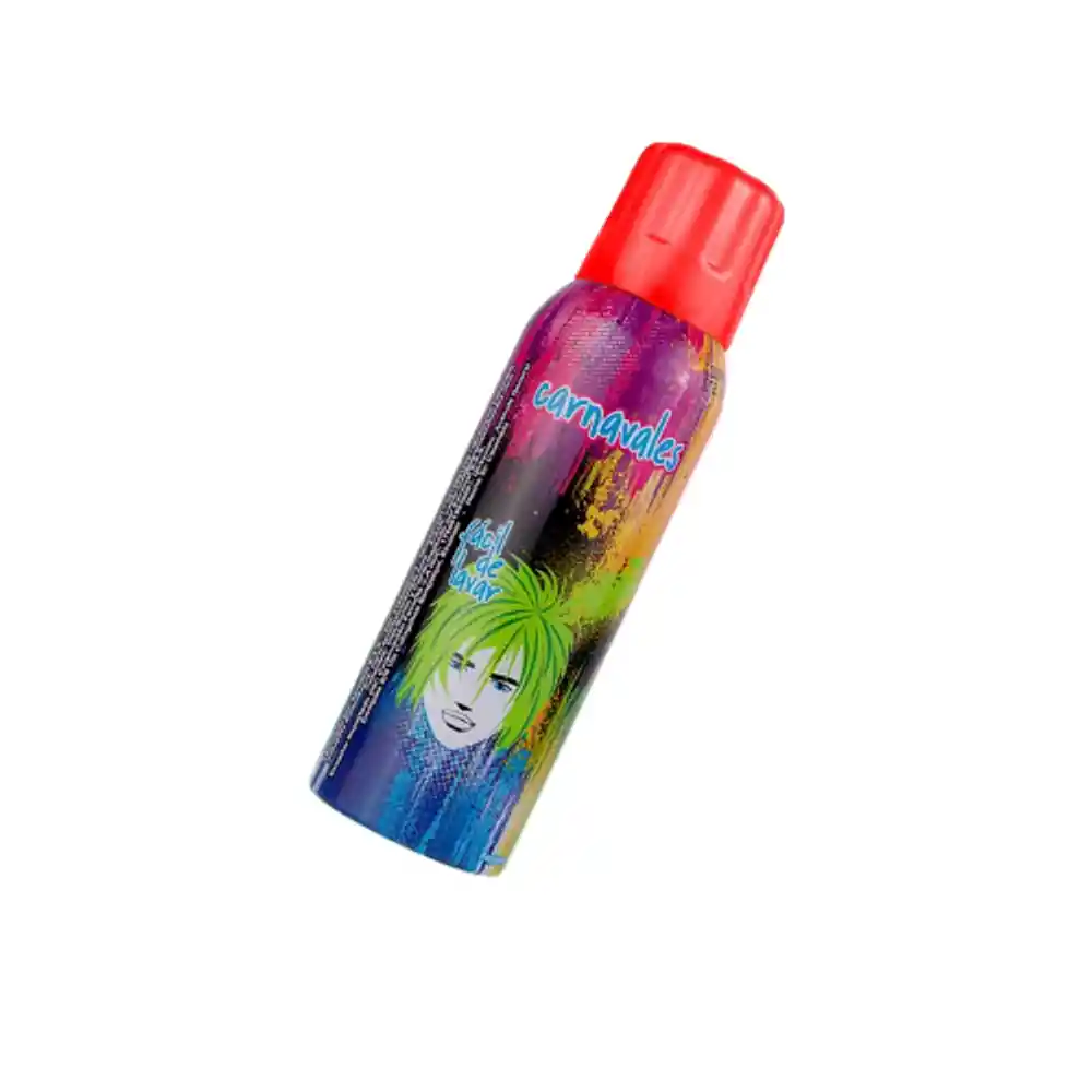 Carnavales Laca Azul Lavable Halloween en Aerosol