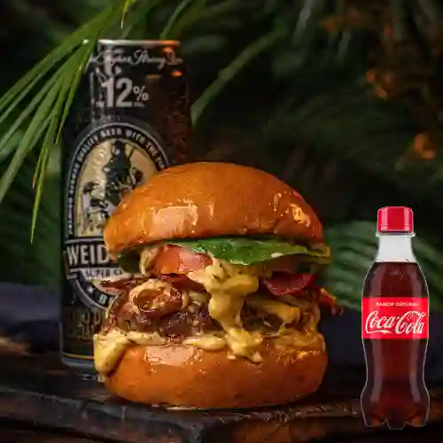 Combo Hamburguesa Chula Chulisima +Cocacola Orig 250ml