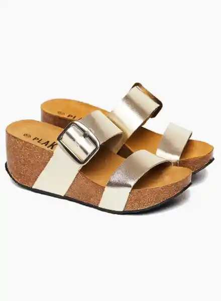 Belife Sandalias Para Mujer Dorado Talla 39