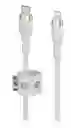 Belkin Cable Pro Flex USB-C a USB-C Con Correa Blanco 2 m