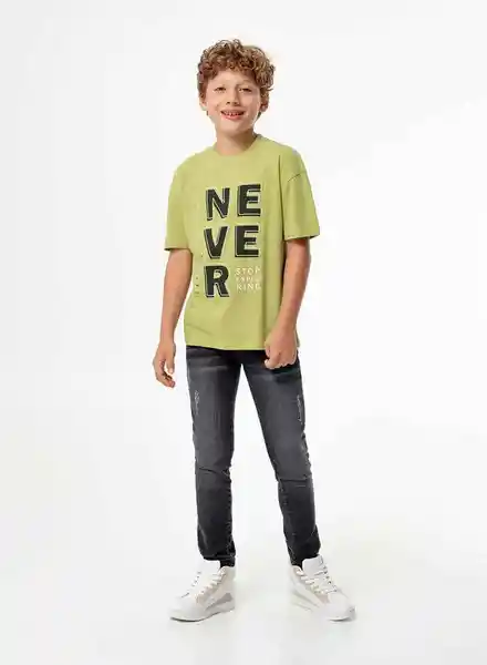 Camiseta Manga Corta Verde 1 T.10