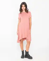 Vestido Mujer Rosa Talla S Rifle
