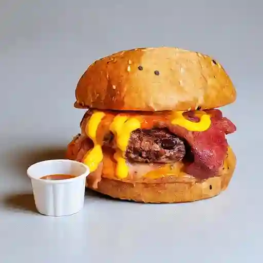 Hamburguesa Canibal Doble Papas