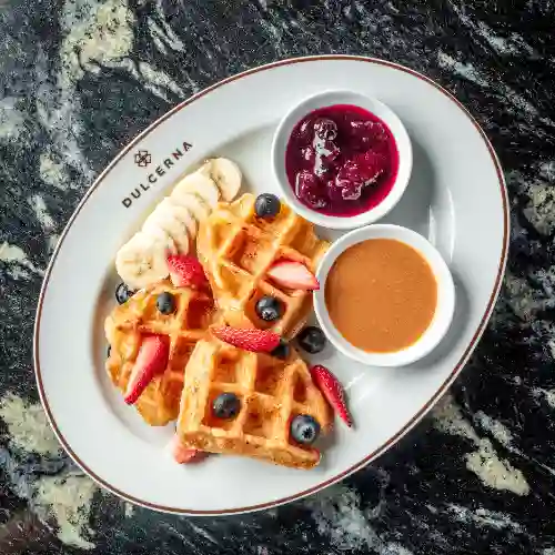 Waffles de Pan de Bono