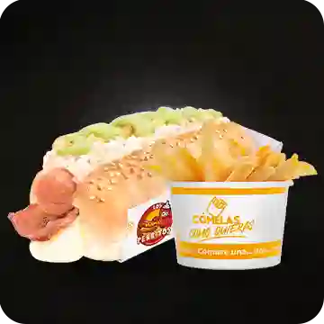 Combo Perrito Pequeño Súper + Papas 60g