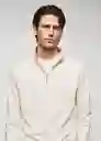 Buzo Sudadera Winne Crudo Talla XL Hombre Mango