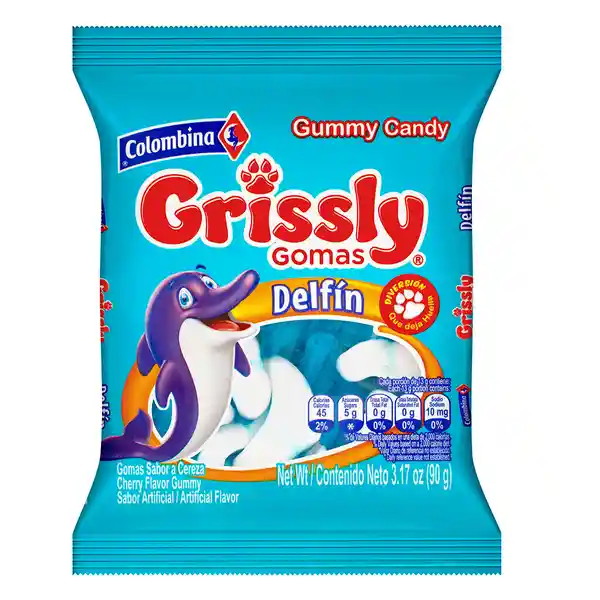 Grissly Gomas Delfín Sabor a Cereza