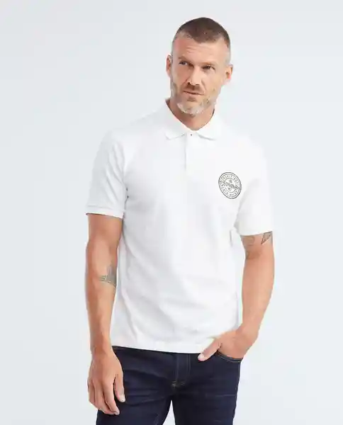 Camiseta Chvgn Polo Crudo Nardo Claro Talla L Chevignon