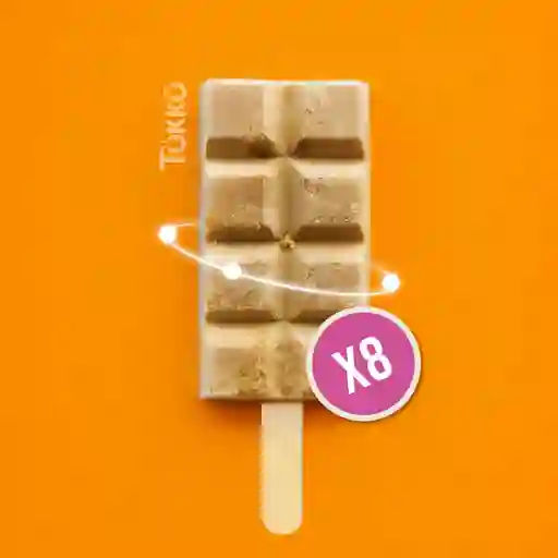 Pack x8 paletas caramelo salado