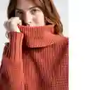  Saco Tejido Capri Mujer Naranja Tabasco Medio Talla L Naf-Naf 