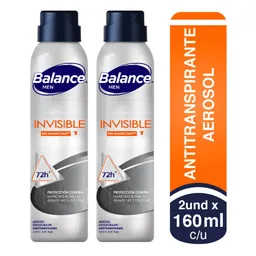 Balance Desodorante Men Invisible en Aerosol