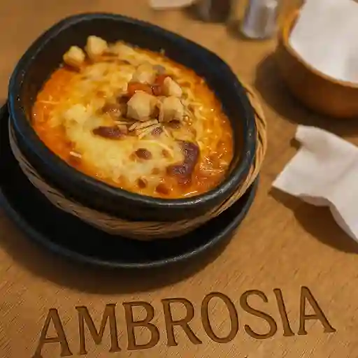Lasaña pollo boloñesa