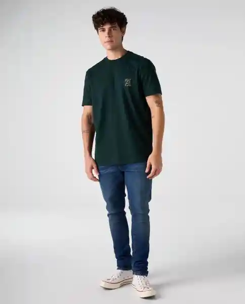 Camiseta Hombre Verde Talla M 842G027_VER195406 Americanino