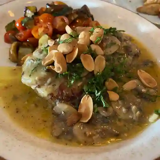 Pesca Del Día con Vegetales