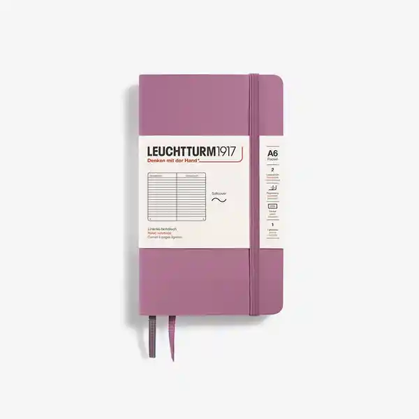 Leuchtturm1917 Cuaderno Pequeño Rayas Rosa Sc