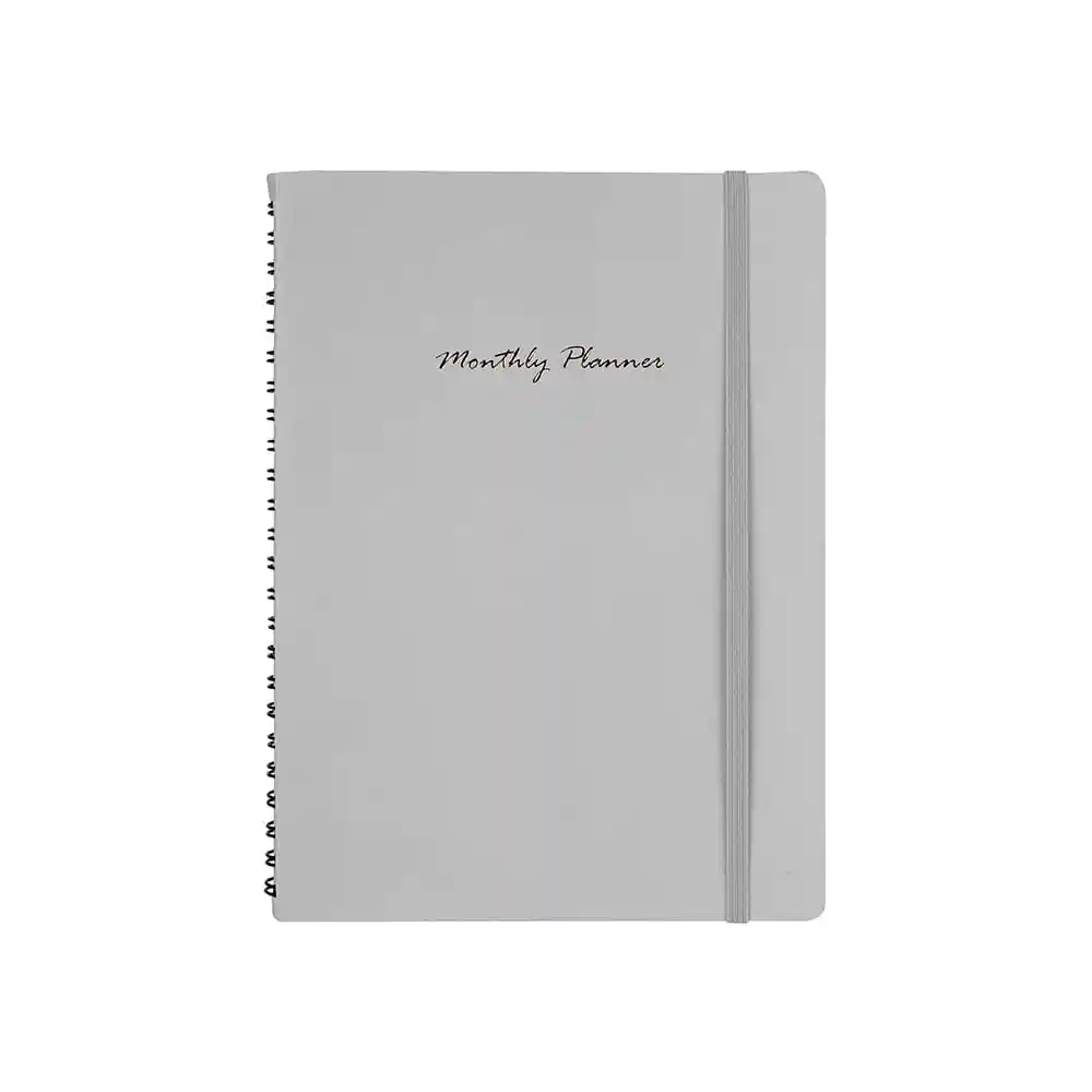 Cuaderno de Espiral con Plan Mensual Miniso