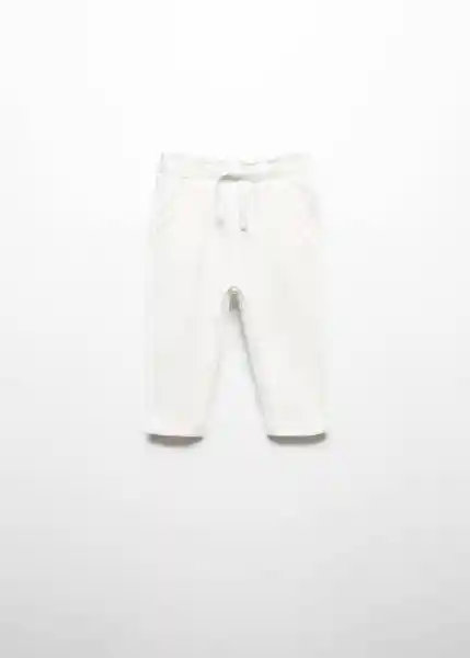 Pantalón Vienab Niñas Off White Talla 71 Mango