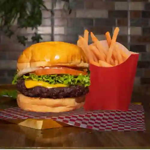 Combo Hamburguesa Legendaria M+papas Frc