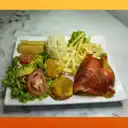 Bandeja con Pollo Asado