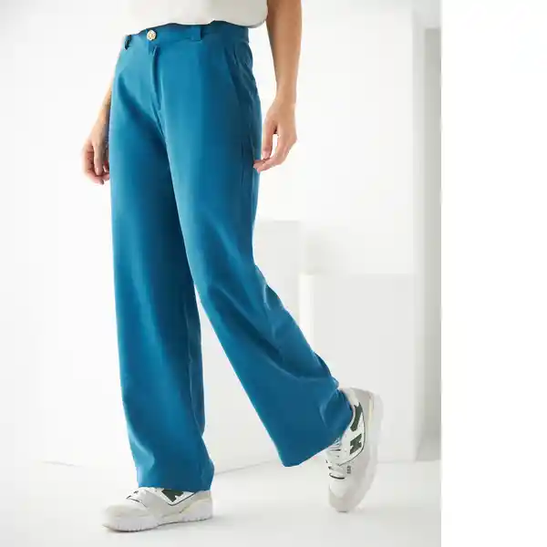 Pantalón Azul Talla 14 194241 431F003 Esprit