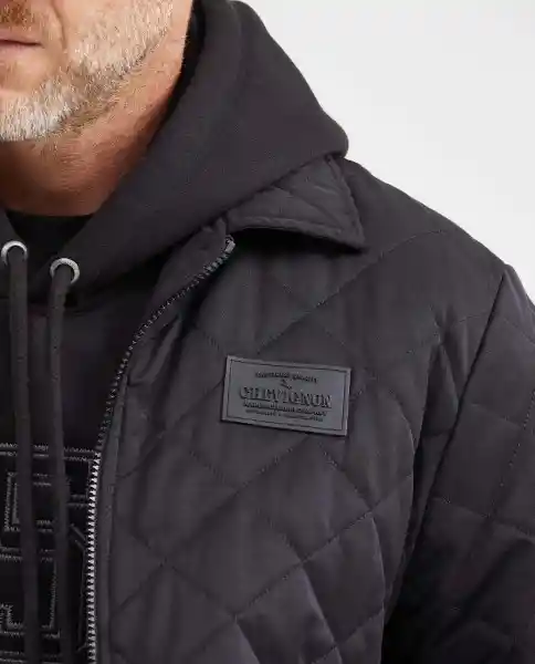 Chaqueta Double Face Negro Sombrio Ultraoscuro Talla M Chevignon