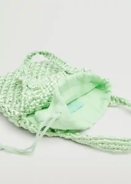 Bolso P Manuela Verde Talla 99 Mujer Mango