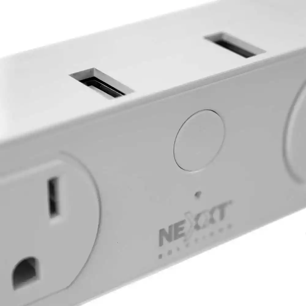 Nexxt Enchufe Inteligente Home Con Puertos Usb - Blanco