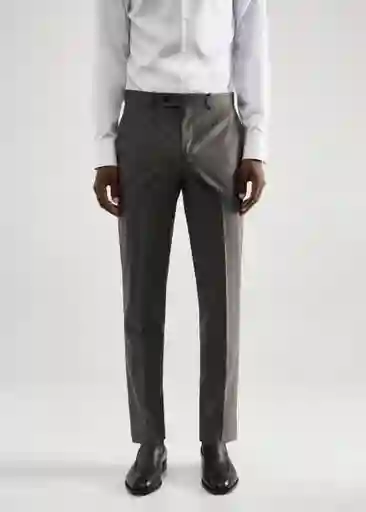 Pantalón Breda Gris Claro Vigoré Talla 38 Hombre Mango