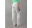 Pantalón Jean Mujer Legging Blanco Talla 4 Short American Eagle