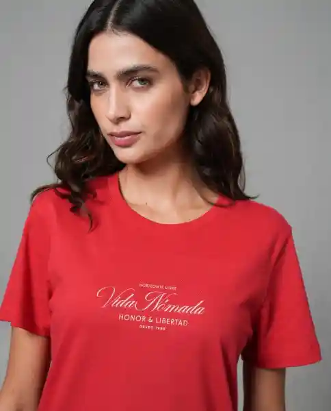Camiseta Mujer Rojo XL 202G019_ROJ181657 Rifle