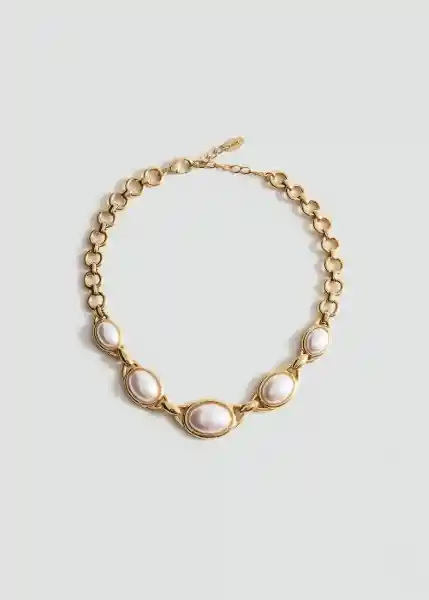 Collar Loretta Oro Talla 99 Mujer Mango