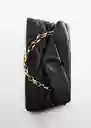 Bolso G Rain Negro Mujer Mango