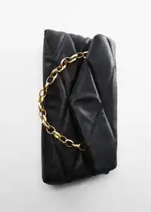 Bolso G Rain Negro Mujer Mango