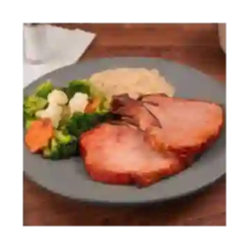 Chuleta ahumada con chucrut