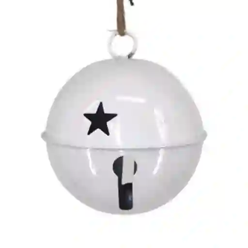 Rodeo Adorno Maranelo Colgante Blanco Hierro 12 x 12 x 26 cm