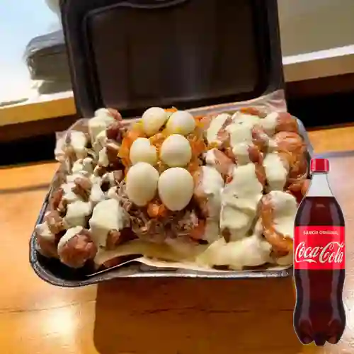 Combo go papa + coca-cola sabor org 1.5l