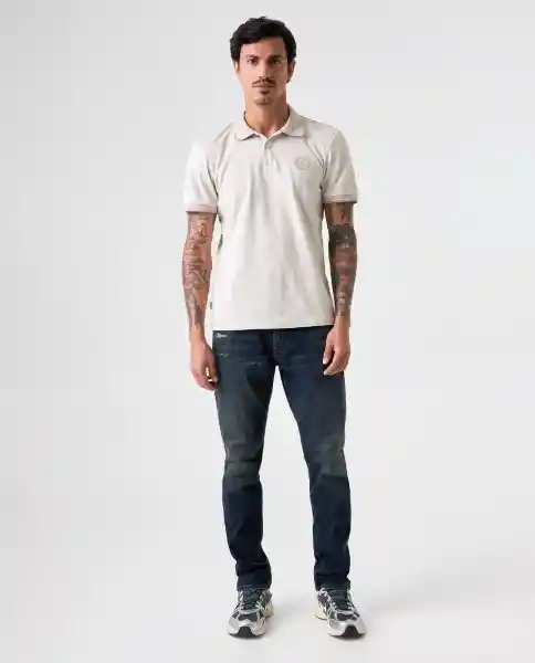 Camiseta Polo Hombre Crudo Talla L 802G001_CRU134403 Americanino